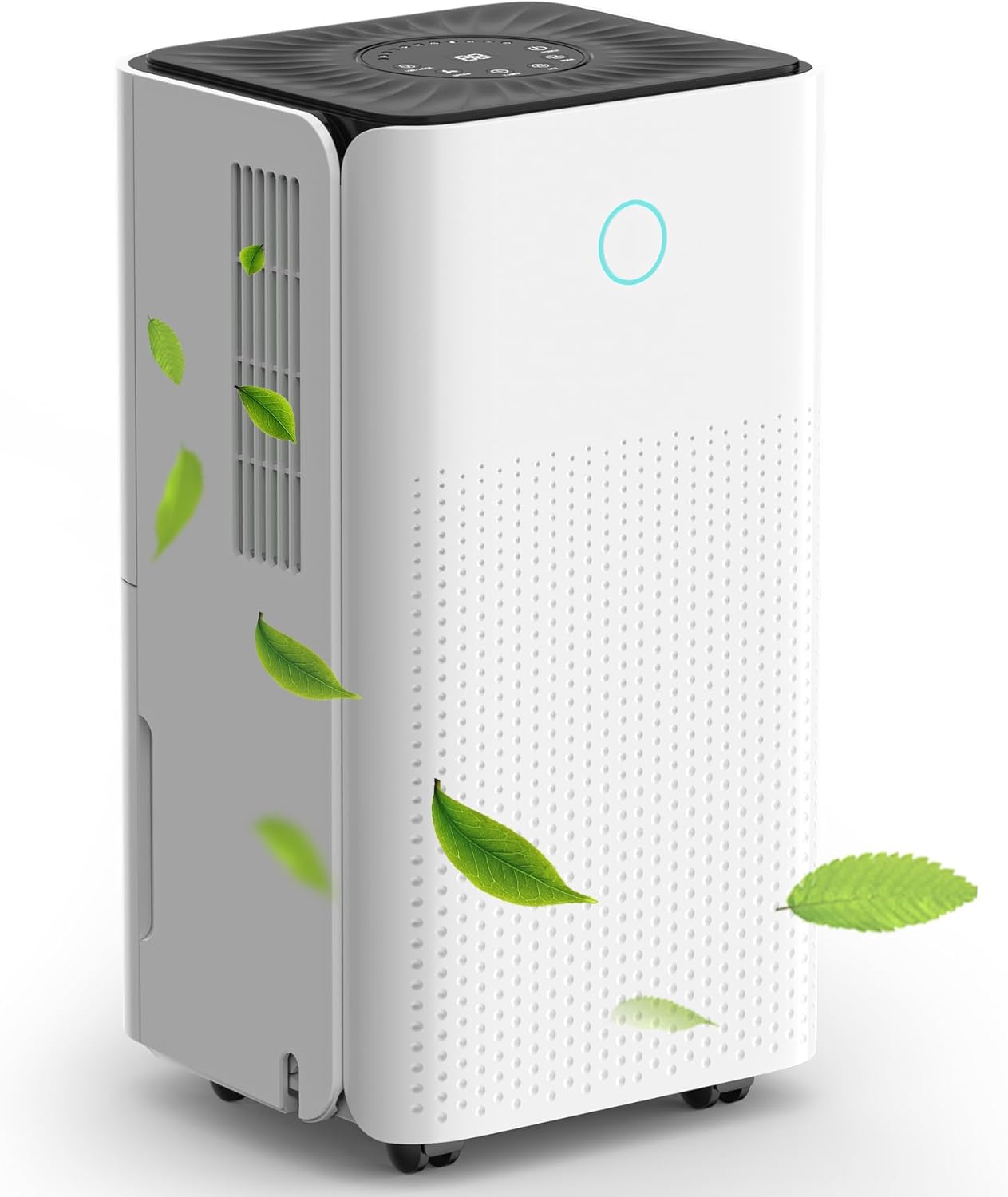 LUKO 180 Pint Commercial Dehumidifier with Pump & Drain, Rotational Molded Portable Industrial Dehumidifier for Basement and Spaces up to 7500 sq ft