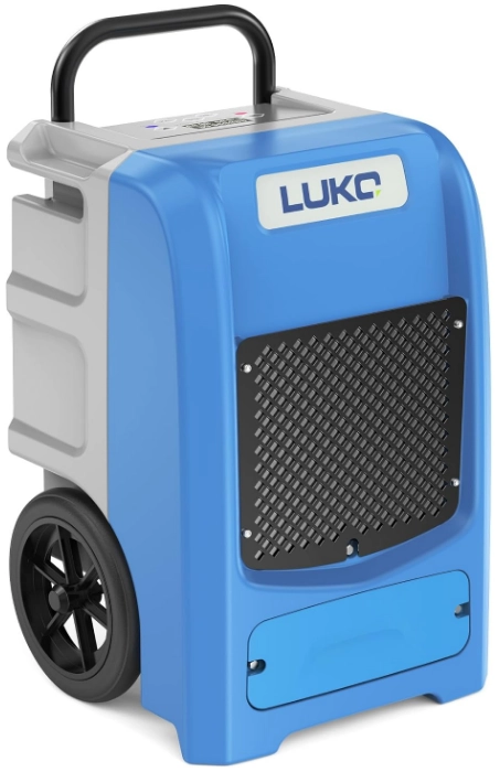 LUKO 190 Pints Commercial Dehumidifier with Pump & Drain, 8000 Sq Ft Large Capacity Industrial Dehumidifier for Basement, Efficient Water Damage Restoration, Flood Clean-Up (classic R190)